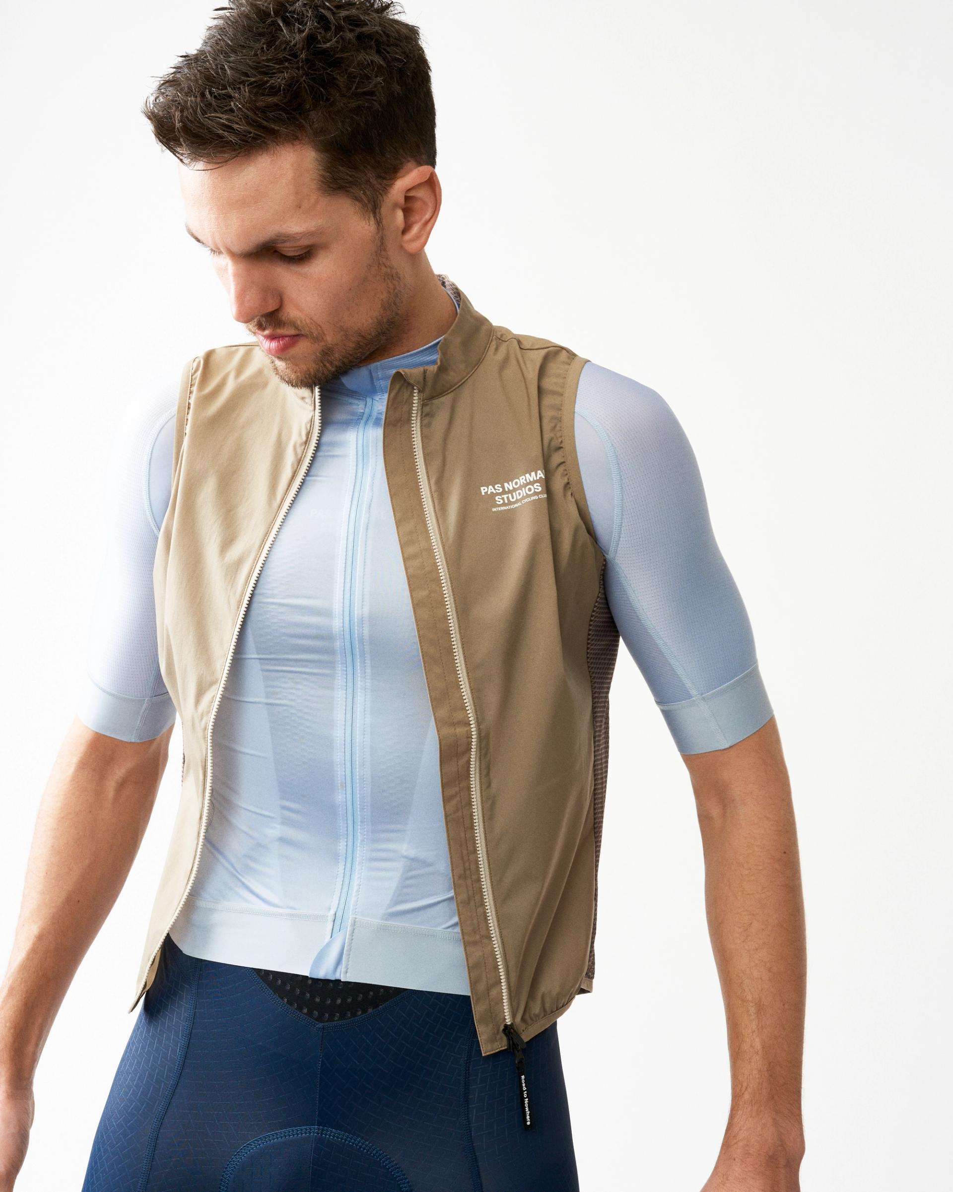 Mechanism Stow Away Chaleco Pas Normal Studios Hombre Beige #3