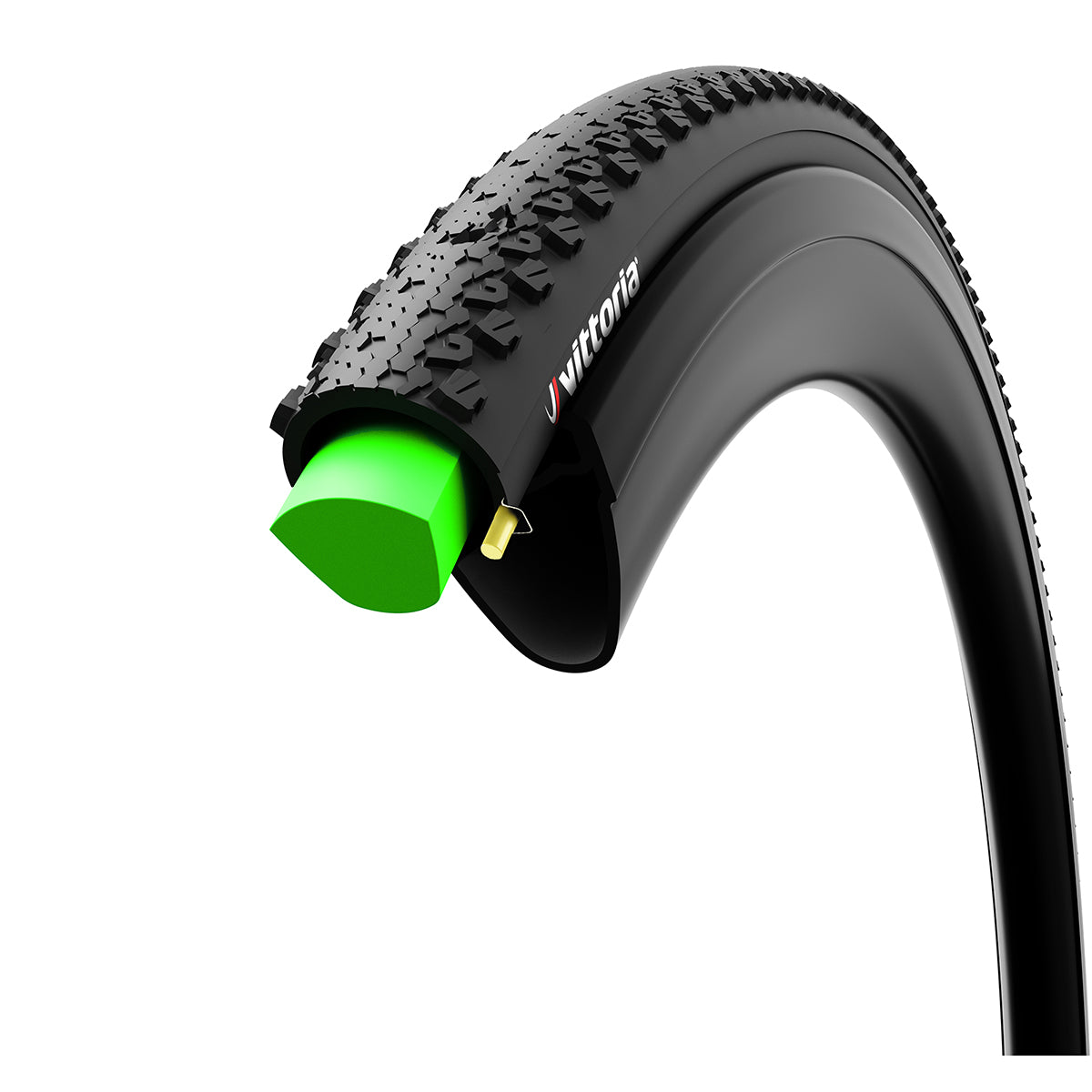 Protección Antipinchazos Vittoria Airliner Gravel Ligero Protector 42/50 Verde