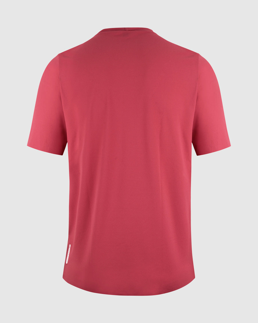 Camiseta Manga Corta Assos Tactical T5 Post Ride Hombre Deadly Berry #2