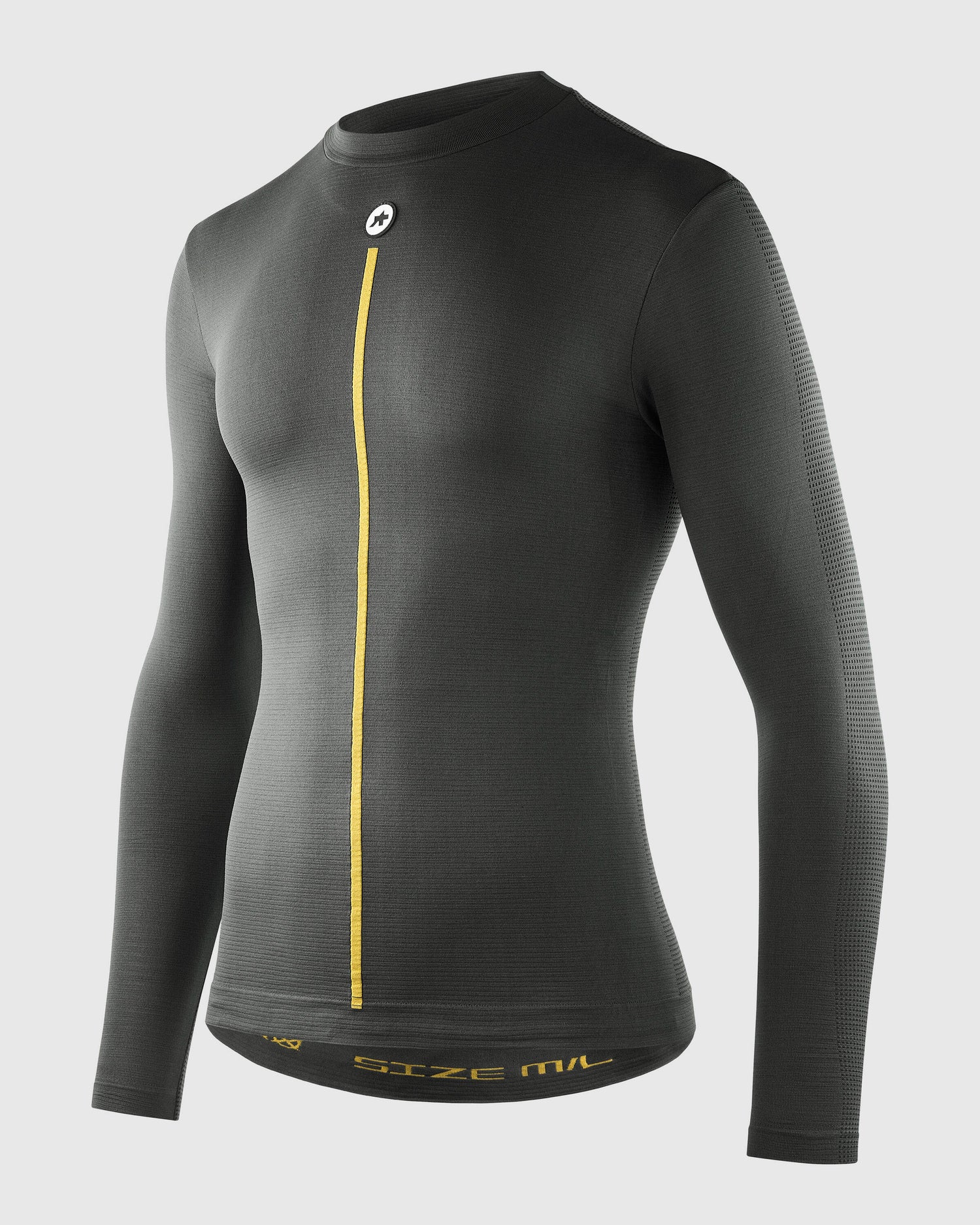 Assos LS P1 Camiseta Interior Manga Larga Primavera/Otoño Anthracite Grey #4