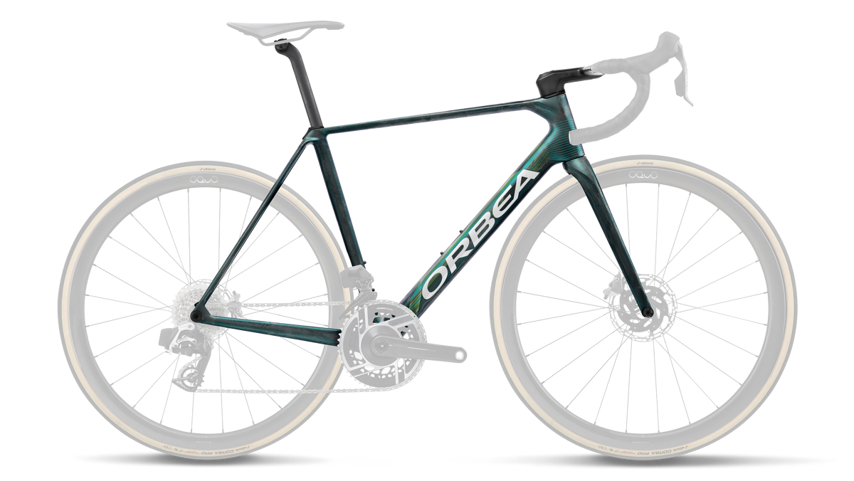 Orbea Cuadro Orca OMX 2027 Escape Green/Carbon View Matt