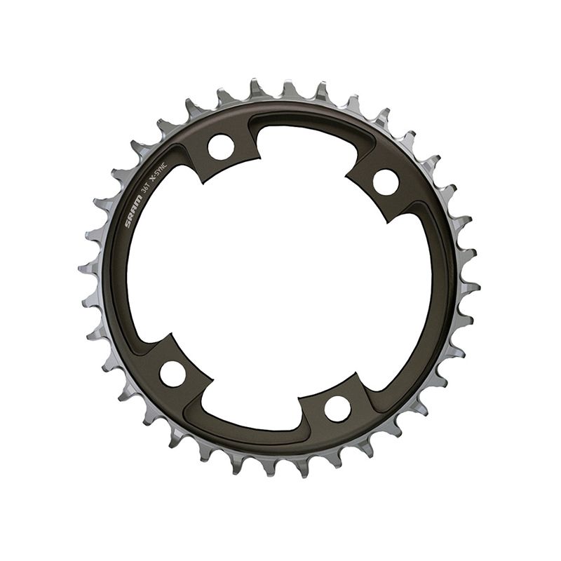 Plato Sram X-Sync Carretera 46d 107 Bcd 12v Negro