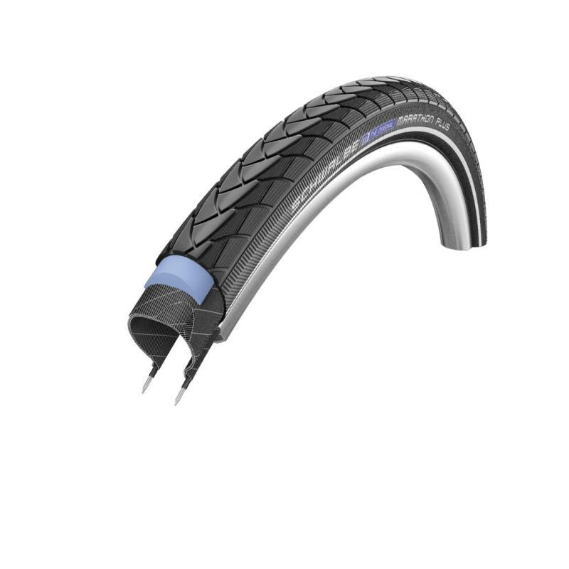 Cubierta Schwalbe Marathon Plus HS440 Performance S-Guard TwinSkin Rígida Negro Reflectante