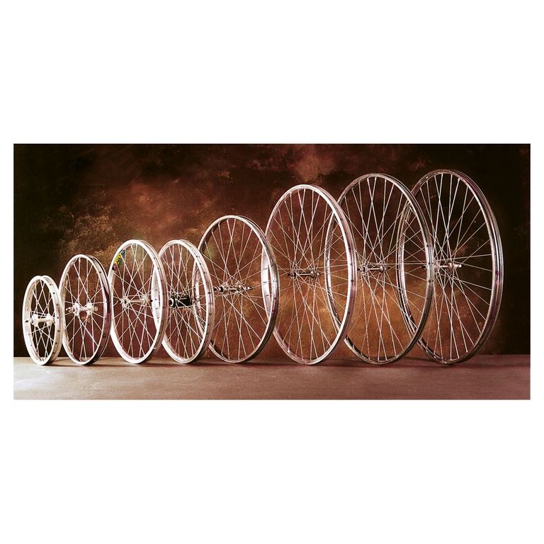 Rueda Delantera Gurpil 500 Radios Aluminio Plata