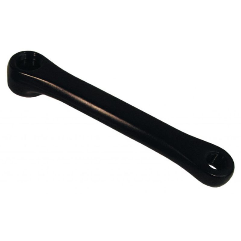 Biela Izquierda Mijnenpieper 170mm Eje Rombo Aluminio Negro