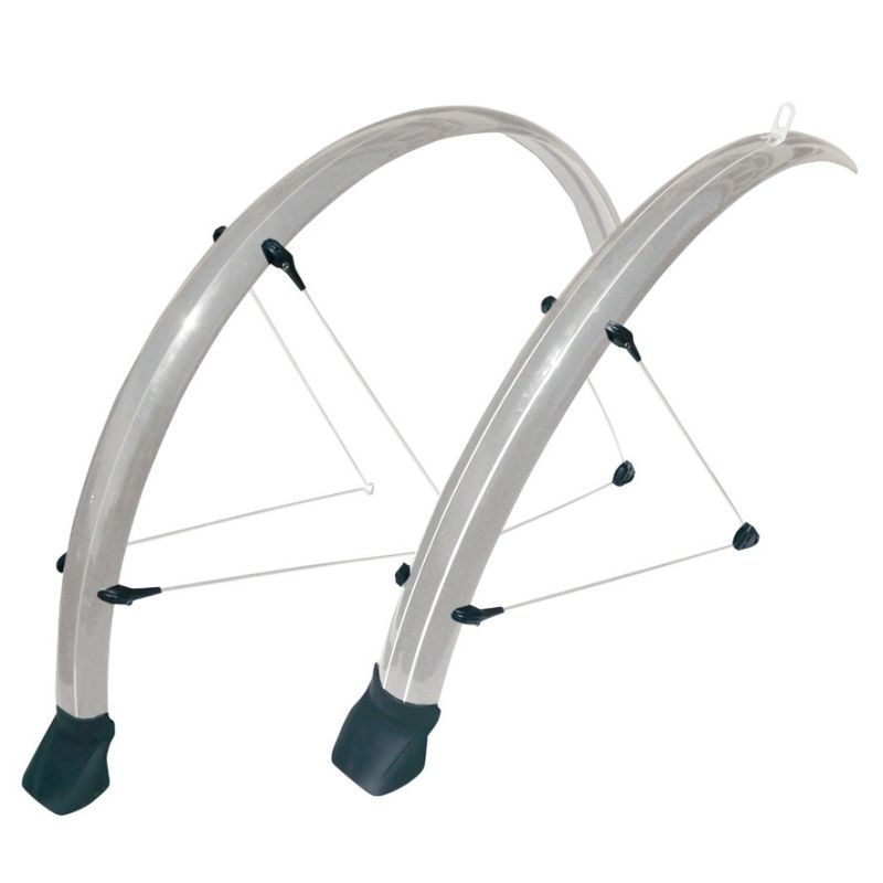 Juego Guardabarros Stronglight Competition Tipo E 28 35mm Aluminio Plata