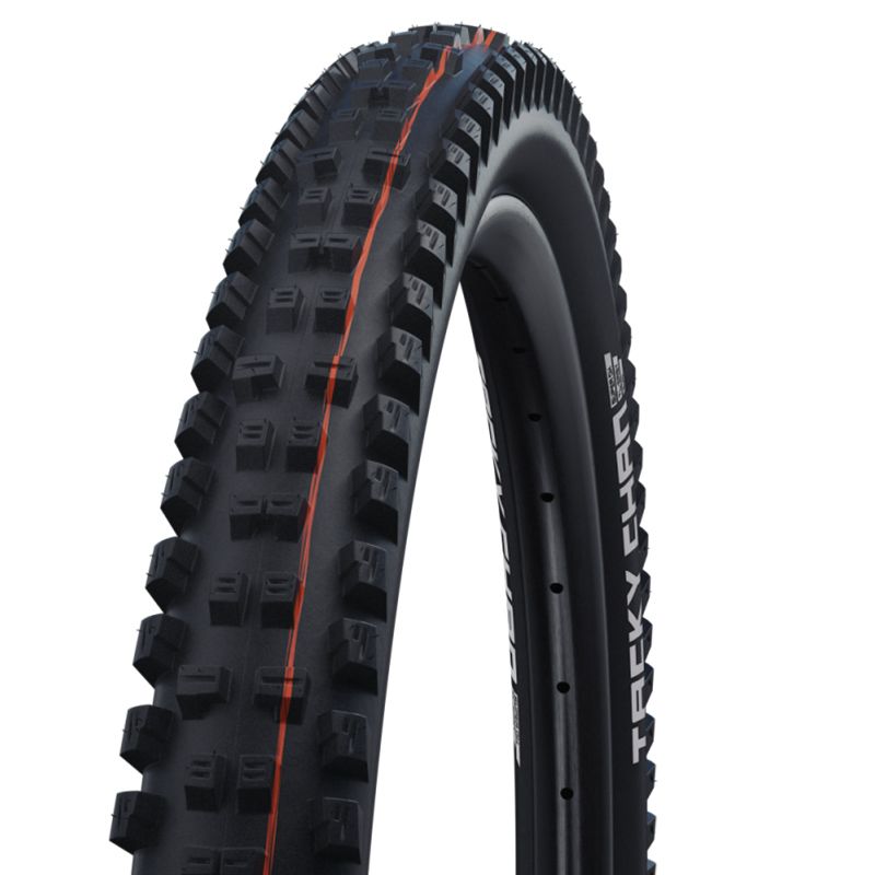Cubierta Schwalbe Tacky Chan HS625 Evolution Super Ground Addix Ultra Soft TLE Plegable Negro