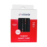 Pack 2 Vittoria Rubino V G2 Vikbara Däck 2 Slangar Svart