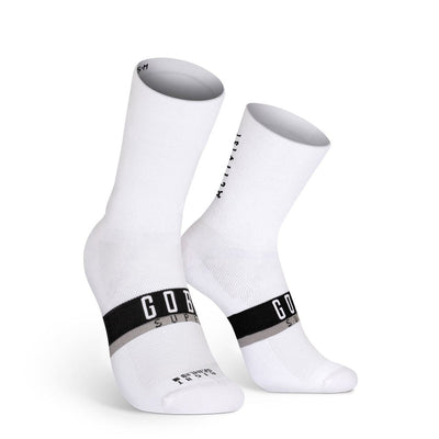 Superb Calcetin Estandard Gobik Unisex Axis Blanco