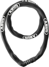Abus Steel-O-Chain 4804C/110 Kedjelås/Kombinationslås Svart