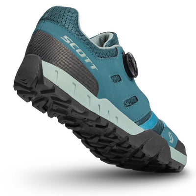 Zapatillas MTB Scott Sport Crus/R Flat BOA Mujer Petrol Blue/Mint Green #4