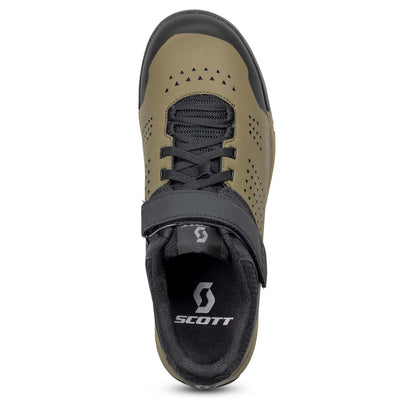 Zapatillas MTB Scott Shr/Alp Lace Strap Black/Fir Green #6