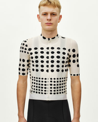 Maillot Manga Corta Pas Normal Studios Essential Hombre Dot Off White #3