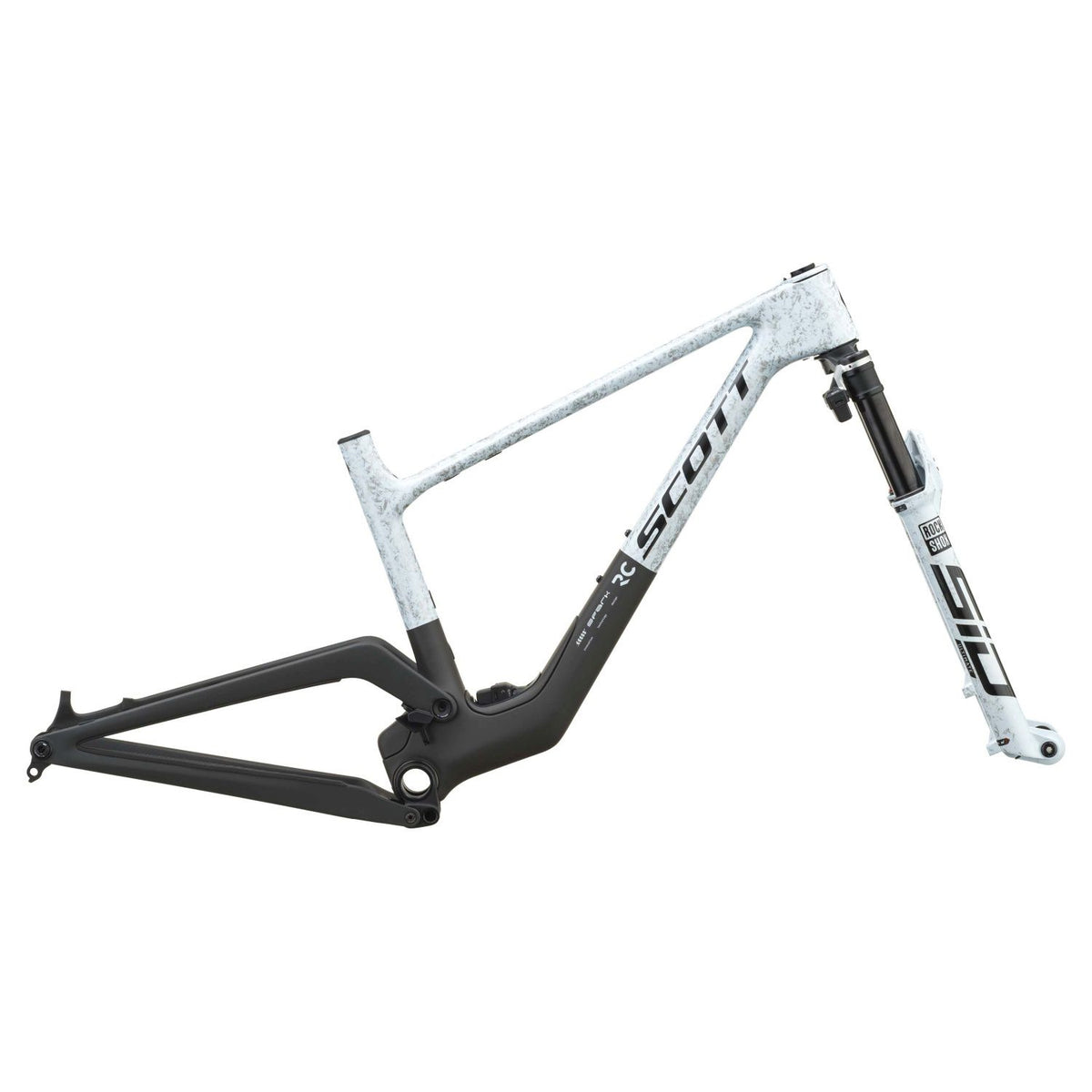 Cuadro Horquilla Scott Spark RC World Cup EVO 2027 Rush White/Carbon Black #2