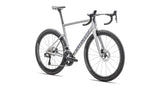 Cyklar Tarmac SL8 Pro Ultegra Di2 Specialized 2025 Gloss Liquid Silver/Satin Blue Pearl Over Black Liquid Metal