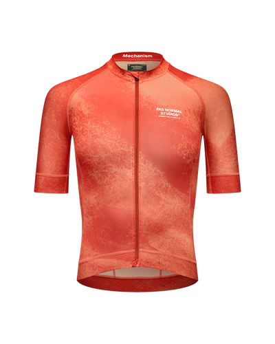 Maillot Manga Corta Pas Normal Studios Mechanism Hombre AOP Hibiscus Orange #2