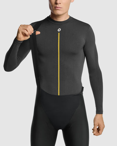Assos LS P1 Camiseta Interior Manga Larga Primavera/Otoño Anthracite Grey #6
