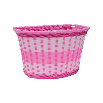 Cesta Delantera Oxford Tejida Junior Rosa