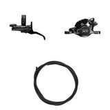 Hydraulic Disc Brake Kit Shimano Deore XT BR-M8200/BL-M8200 Fram/Vänster Resin Utan Fena/Adapter 1000mm Slang Svart