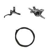 Hydraulic Disc Brake Kit Shimano XTR BR-M9200/BL-M9200 Bak/Höger Resin Non-Finned/Adapter 1700mm Slang Svart