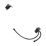 Shimano Steps Battery Mount BM-E8035 Lock Cylinder 250mm Gen. 1 Key Hole Svart