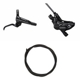 Hydraulic Disc Brake Kit Shimano BR-MT501/BR-MT520 Bak/Höger Resin Non-Finned/Adapter 1700mm Slang Svart