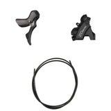 Hydraulic Disc Brake Kit Shimano Cues BR-U6030/ST-U6030 Bak/Höger Resin Non-Finned/Adapter 1700mm Slang Svart