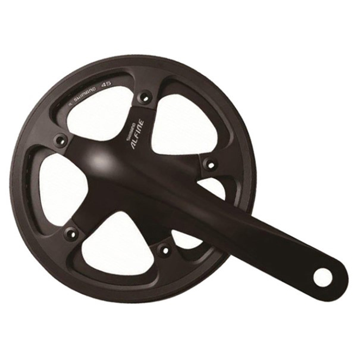 Juego Bielas/Plato Shimano Alfine FC-S501 39d Cazoletas BSA Guia Cadena Negro
