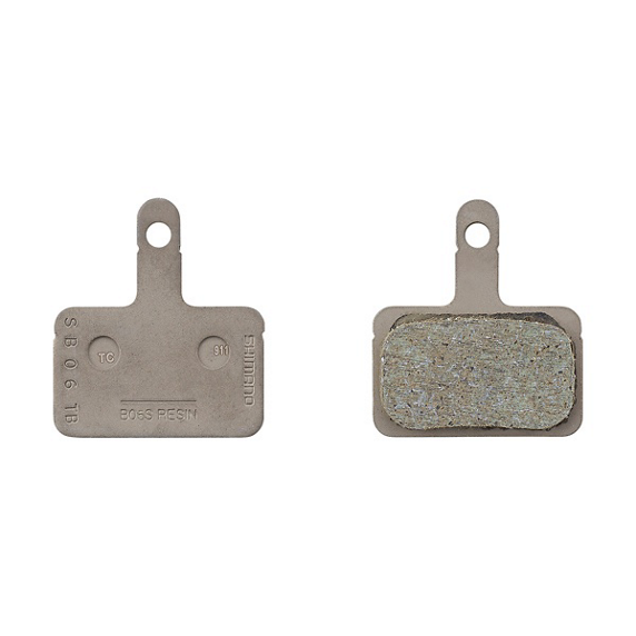 Pastilla Freno Disco Shimano BP-B05S-RX Resina Sin Aleta Gris 1 Par