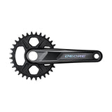 Crankset Shimano Deore FC-M6100-1 32t 12s Without Bottom Bracket Black