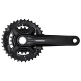 Vevparti Shimano FC-MT210-2 36/22t 9s Utan Vevlager Svart