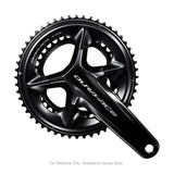 Vevparti Shimano Dura-Ace FC-R9200 Hollowtech II 50/34t 12s Utan Vevlager Svart