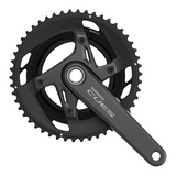 Vevparti Shimano Cues FC-U6040-2 Hollowtech II 50/34t 9/10s Utan Vevlager Svart