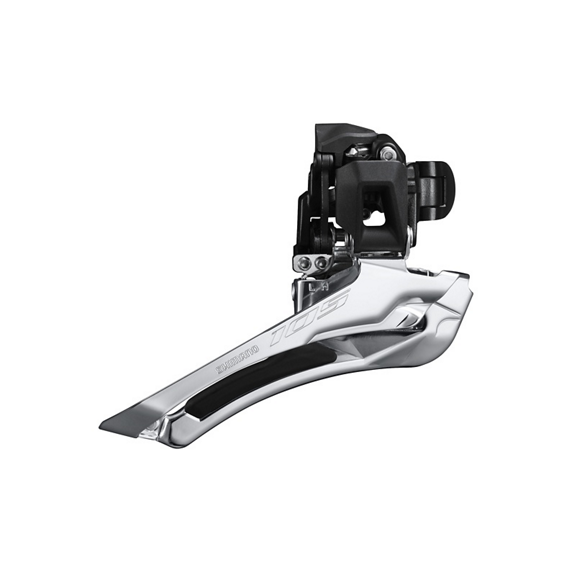 Desviador Delantero Shimano 105 FD-R7100-B Doble Down Swing Tipo Banda L 12v Gris