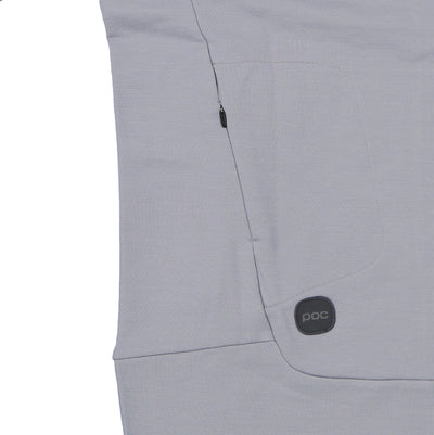 Merino Zip Hood Poc Hombre Gris Aluminio #3