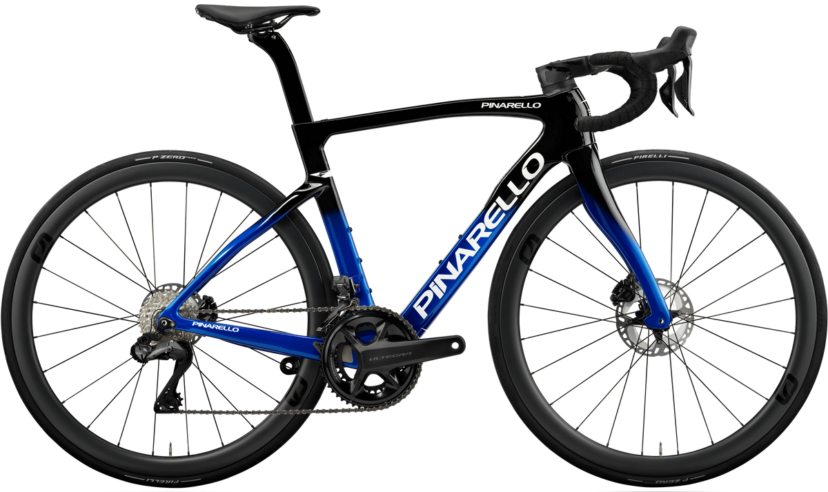 Cyklar Pinarello F7 DT Swiss A1800 Spline E310-Fastest Blue Ultegra Di2 12v