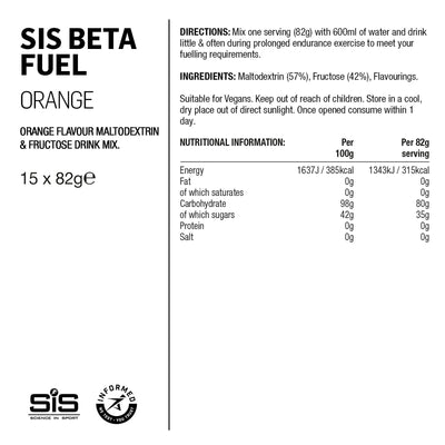 SIS Beta Fuel 80 Polvo 82g Naranja #3