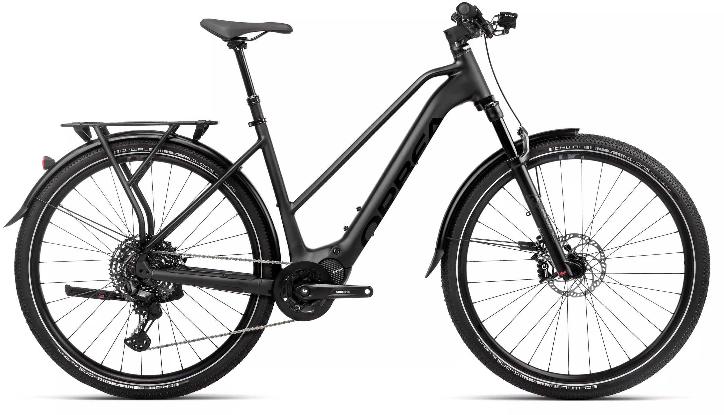 Bicicletas Electricas eUrbanas Orbea Kemen Mid 10 2024 Metallic Night Black Matt/Gloss