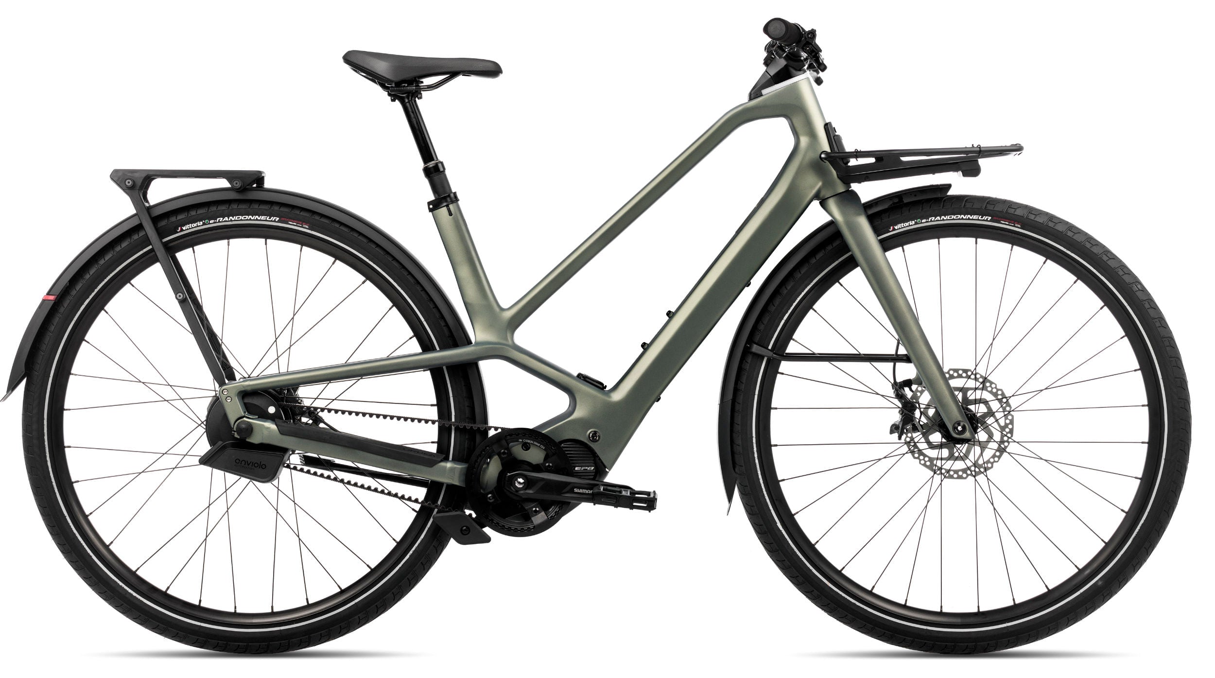 Bicicletas Electricas eUrbanas Orbea Diem 10 2025 Spaceship Green Matt