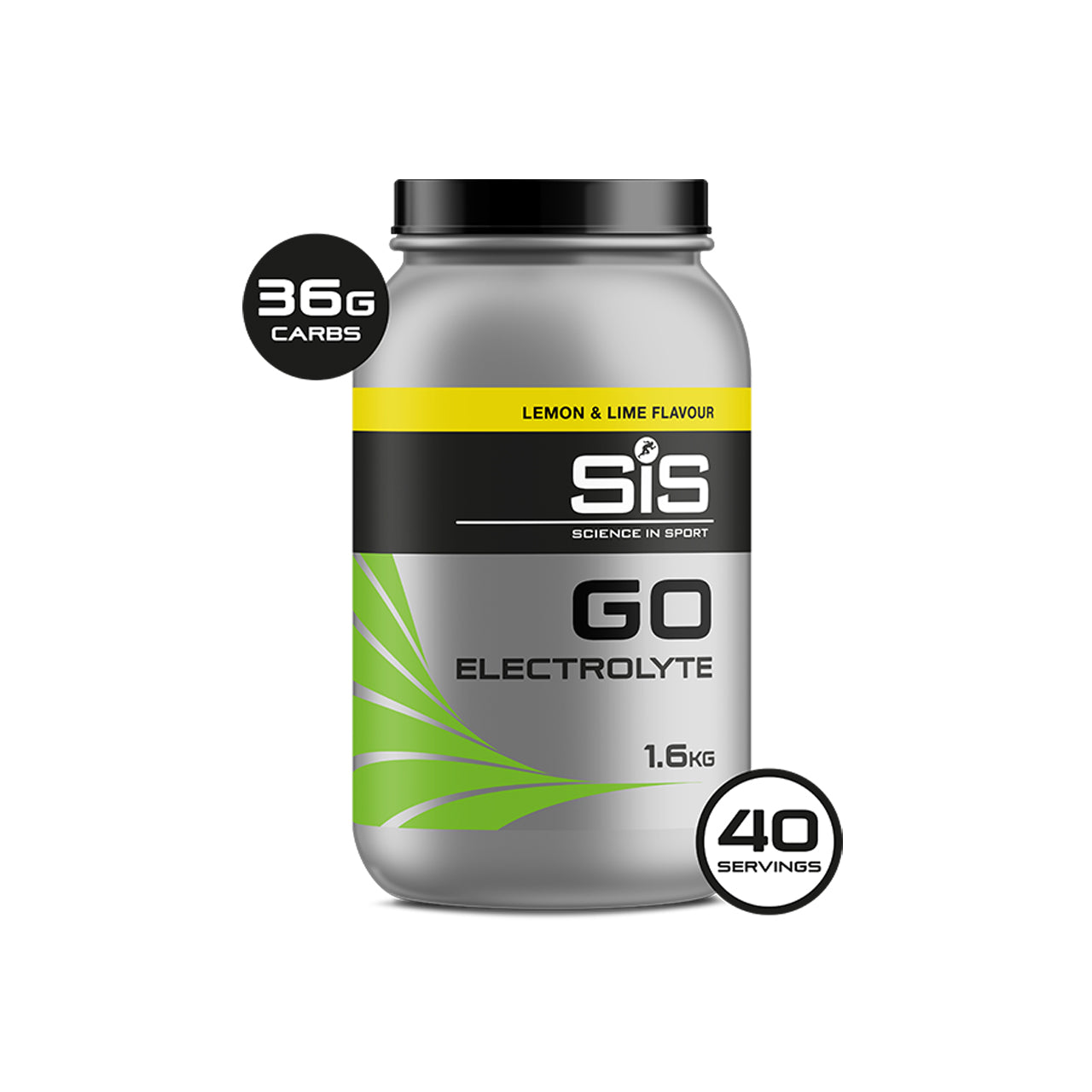 SIS GO Electrolito Bote Polvos 1.6kg Lima y Limón #2