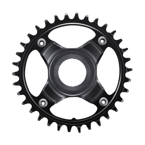 Plato Shimano Steps SM-CRE80-12-B Sin Guia Cadena Negro