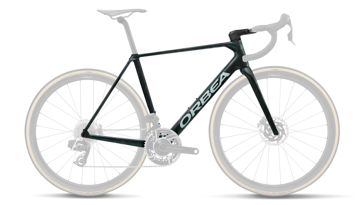 Orbea Cuadro Orca OMR 2027 Escape Green/Carbon View Matt