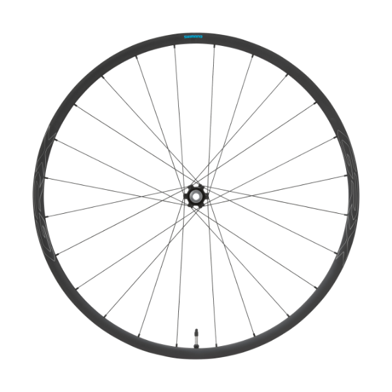 Rueda Delantera Shimano GRX WH-RX570-TL-F12-700C Freno Disco Center Lock Negro