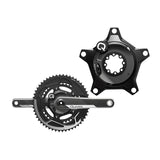 Quarq DZero 110 BCD DUB 52/36t Carbon Power Meter Vevparti Utan Vevlager 170mm Svart