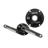 Quarq DFour 110 BCD DUB Shimano Carbon Vevparti med Effektmätare Utan Vevlager 172.5mm Svart