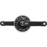 Sram XX SL Eagle Dub Thread Mount Q168 34t Carbon Power Meter Vevparti Utan Vevlager Svart