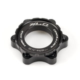 XLC BR-X83 Center Lock 6-Bolt Rotor Thru Axle Adapter Svart