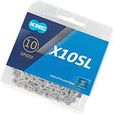 KMC X-10 SL Kedja 114 Länkar 10s Chrome