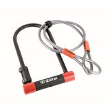 Zefal U-Lock Steel 13mm + Cable 10mmx120cm Svart