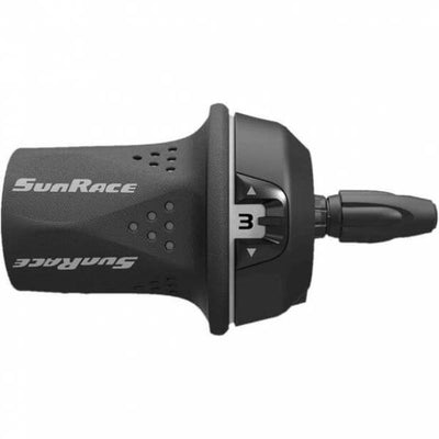 Mando Cambio Izquierdo Sunrace Twist Shifter Fricción 3v Negro